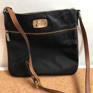 Michael Kors Black Canvas Crossbody